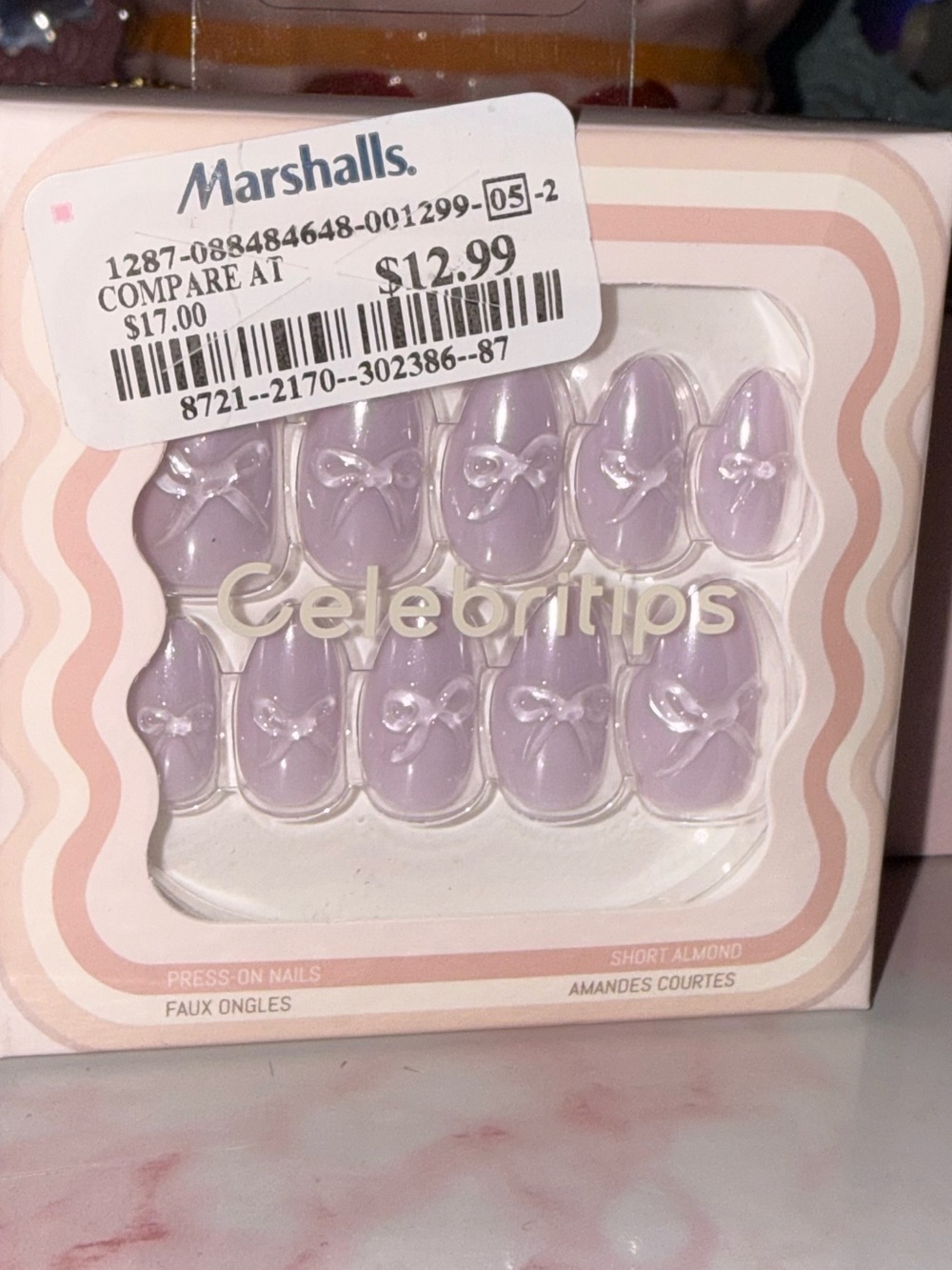 Celebritips 3D Lilac Glaze Press-On Nails in Light Purple